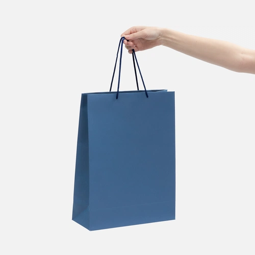 Пакет бумажный Porta XL, синий Пакет бумажный Porta XL, синий