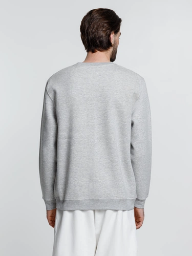 Свитшот унисекс Delta, серый меланж Свитшот унисекс Delta, серый меланж