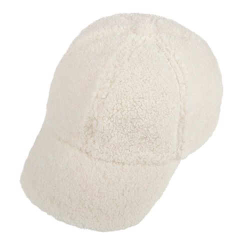 Бейсболка Oblako, утепленная, молочно-белая Бейсболка Oblako, утепленная, молочно-белая