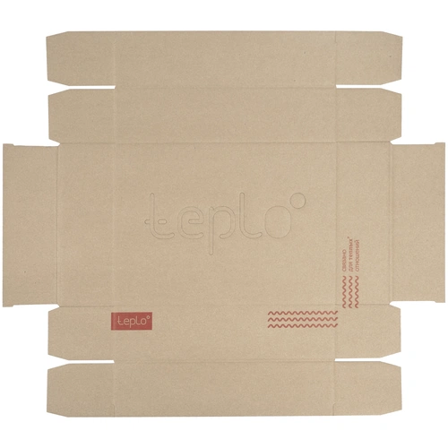 Коробка Teplo, большая, крафт Коробка Teplo, большая, крафт