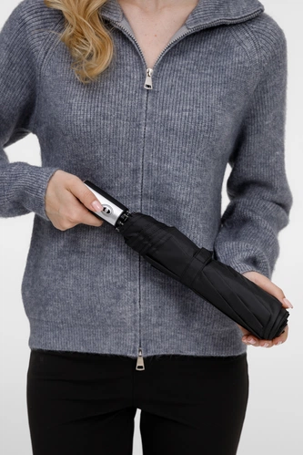 Зонт складной Fiber, темно-синий Зонт складной Fiber, темно-синий