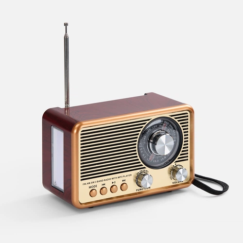 Bluetooth-колонка с радио Listenberg, коричневая Bluetooth-колонка с радио Listenberg, коричневая