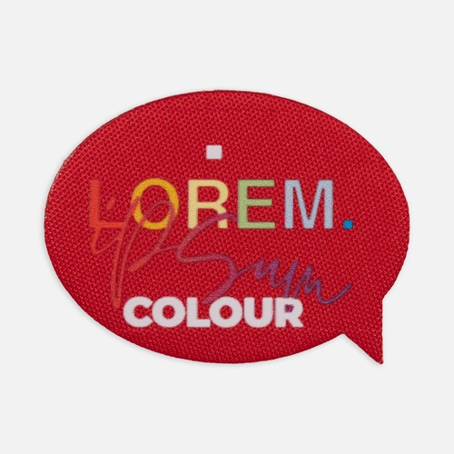 Наклейка тканевая Lunga Bubble, M, красная Наклейка тканевая Lunga Bubble, M, красная