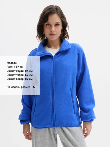Куртка флисовая унисекс Ben Mac, синяя Куртка флисовая унисекс Ben Mac, синяя