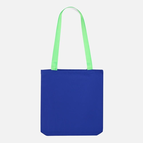 Шопер B4, синий с зелеными ручками Шопер B4, синий с зелеными ручками