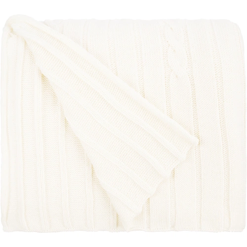 Плед Tressa, белый (молочный) Плед Tressa, белый (молочный)