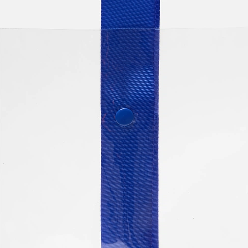 Шопер Clear Fest, ver.2, прозрачный с синими ручками Шопер Clear Fest, ver.2, прозрачный с синими ручками