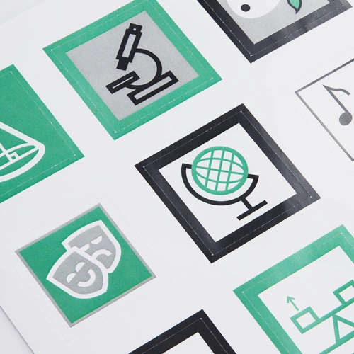 Стикерпак бумажный Industry, наука и искусство Стикерпак бумажный Industry, наука и искусство