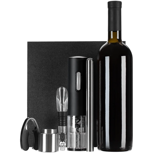 Винный набор Wine Diesel, черный Винный набор Wine Diesel, черный