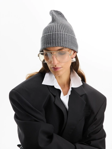 Шапка Bernard, серый меланж Шапка Bernard, серый меланж