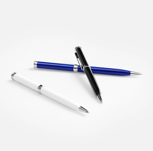 Ручка шариковая Finn Chrome, черная Ручка шариковая Finn Chrome, черная