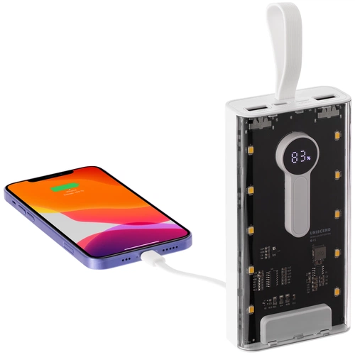 Аккумулятор Trellis Digital 10000 мАч, белый Аккумулятор Trellis Digital 10000 мАч, белый