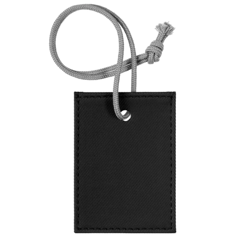 Бирка для багажа Twill, черная Бирка для багажа Twill, черная