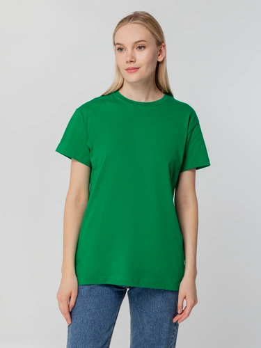 Футболка унисекс T-bolka 140, темно-зеленая Футболка унисекс T-bolka 140, темно-зеленая