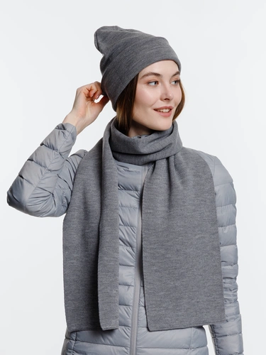 Шарф Real Talk, серый Шарф Real Talk, серый