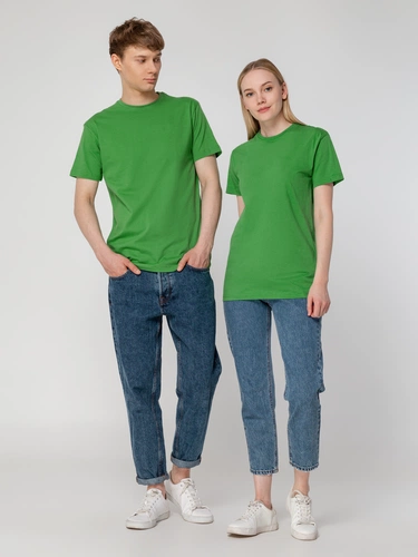 Футболка унисекс T-Bolka 160, ярко-зеленая Футболка унисекс T-Bolka 160, ярко-зеленая