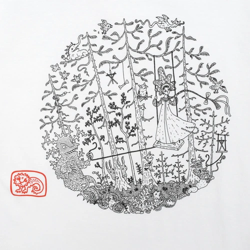 Футболка «Качели», белая Футболка «Качели», белая