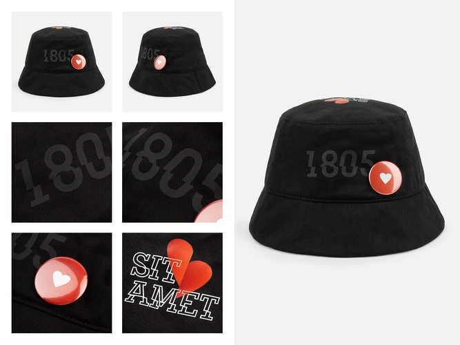 Сет хлопковых панам с нанесением и кастомизацией Сет хлопковых панам с нанесением и кастомизацией