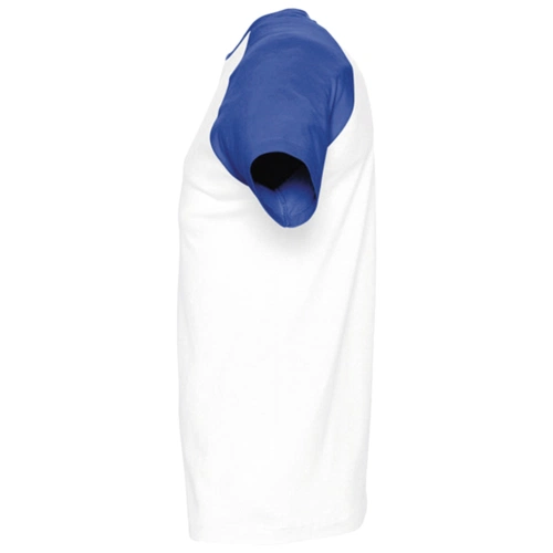 Футболка мужская двухцветная Funky 150, белая с ярко-синим Футболка мужская двухцветная Funky 150, белая с ярко-синим