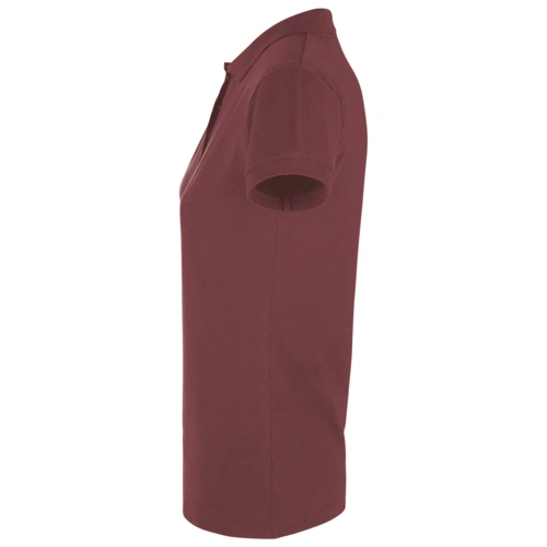 Рубашка поло женская Perfect Women 180, бордовая Рубашка поло женская Perfect Women 180, бордовая