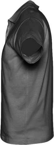 Рубашка поло мужская Prescott Men 170, темно-серая Рубашка поло мужская Prescott Men 170, темно-серая