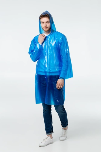 Дождевик-плащ BrightWay, синий Дождевик-плащ BrightWay, синий