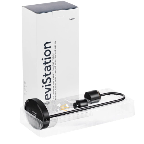 Левитирующая лампа с функцией беспроводной зарядки leviStation Левитирующая лампа с функцией беспроводной зарядки leviStation