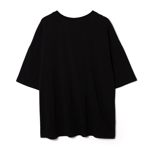 Футболка унисекс оверсайз Crosstown, черная Футболка унисекс оверсайз Crosstown, черная