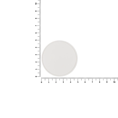 Лейбл из ПВХ Dzeta Round, L, белый Лейбл из ПВХ Dzeta Round, L, белый