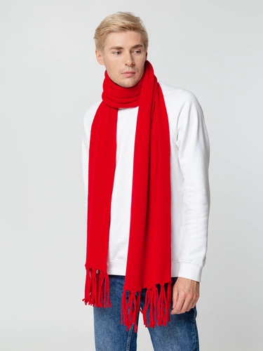 Шарф Flette, красный (алый) Шарф Flette, красный (алый)