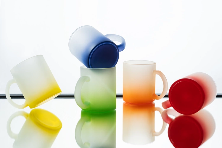 Кружка Grade Fade для сублимационной печати, матовая, желтая Кружка Grade Fade для сублимационной печати, матовая, желтая