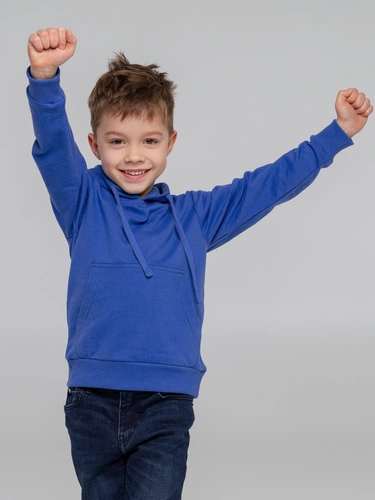 Худи детское Kirenga Kids 2.0, ярко-синее Худи детское Kirenga Kids 2.0, ярко-синее