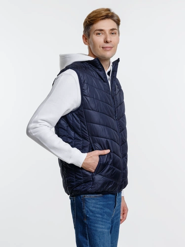 Жилет с подогревом Thermalli Valmorel, темно-синий Жилет с подогревом Thermalli Valmorel, темно-синий