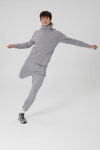 Куртка с капюшоном унисекс Begi, серая Куртка с капюшоном унисекс Begi, серая