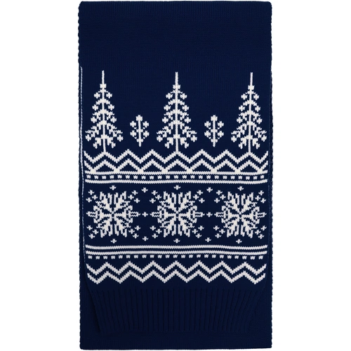 Шарф Elnik, синий с молочно-белым Шарф Elnik, синий с молочно-белым