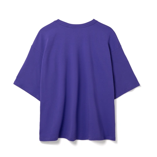 Футболка унисекс оверсайз Street Vibes, фиолетовая Футболка унисекс оверсайз Street Vibes, фиолетовая