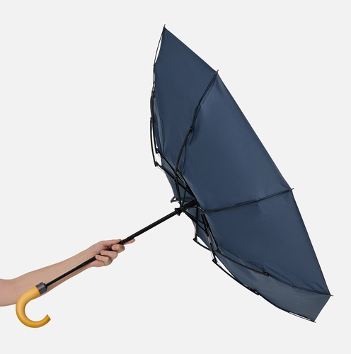 Зонт складной Classic, темно-синий Зонт складной Classic, темно-синий