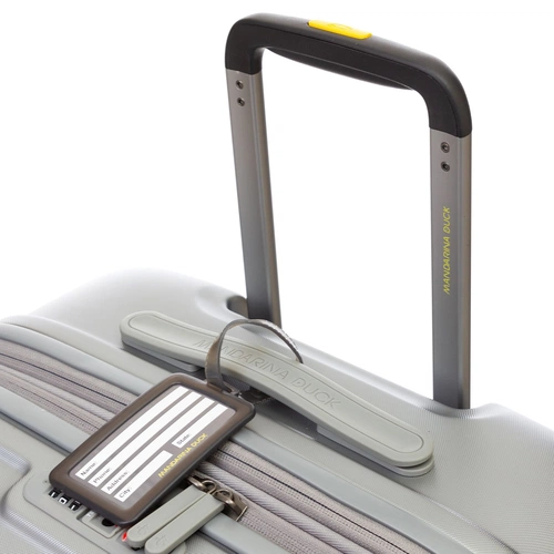 Чемодан Logoduck L, серебристый Чемодан Logoduck L, серебристый