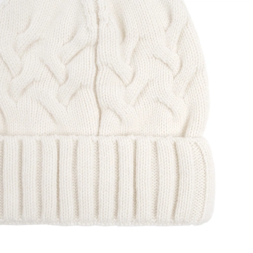 Шапка Loren, молочно-белая (ванильная) Шапка Loren, молочно-белая (ванильная)