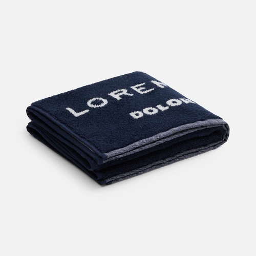 Полотенце на заказ Surpass с пестротканым логотипом, среднее Полотенце на заказ Surpass с пестротканым логотипом, среднее