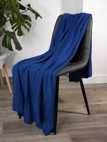 Плед Rombus, синий (василек) Плед Rombus, синий (василек)