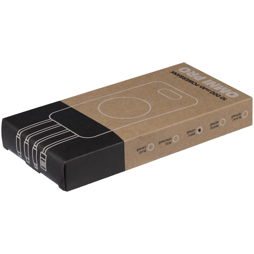 Внешний аккумулятор Omni Pro 10000 мАч, серый Внешний аккумулятор Omni Pro 10000 мАч, серый