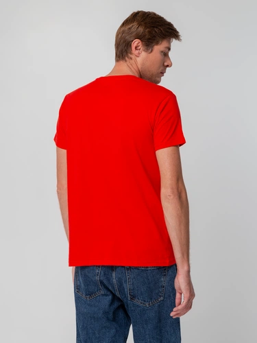 Футболка унисекс T-bolka 140, красная Футболка унисекс T-bolka 140, красная