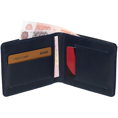 Портмоне Remini, темно-синее Портмоне Remini, темно-синее