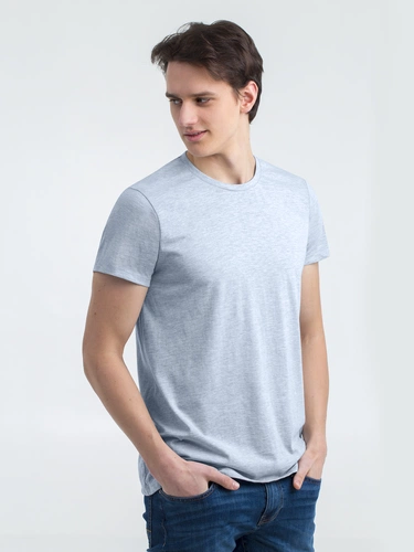 Футболка мужская Regent Fit 150, голубой меланж Футболка мужская Regent Fit 150, голубой меланж