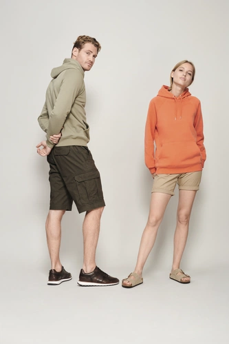 Толстовка унисекс Stellar, оранжевая Толстовка унисекс Stellar, оранжевая