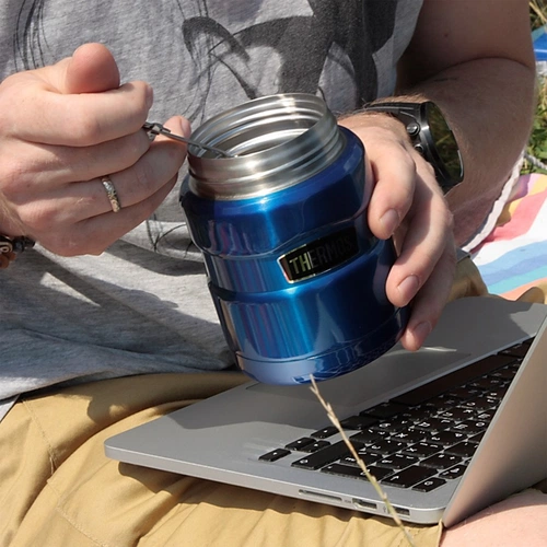 Термос для еды Thermos SK3000, синий Термос для еды Thermos SK3000, синий