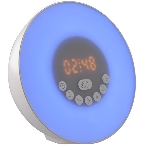 Лампа-колонка dreamTime для пробуждения светом и музыкой, белая Лампа-колонка dreamTime для пробуждения светом и музыкой, белая
