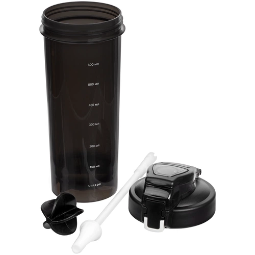 Спортивный шейкер Foss, черный Спортивный шейкер Foss, черный