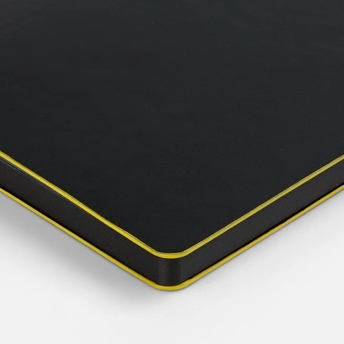 Ежедневник Trait, недатированный, черный с желтым Ежедневник Trait, недатированный, черный с желтым